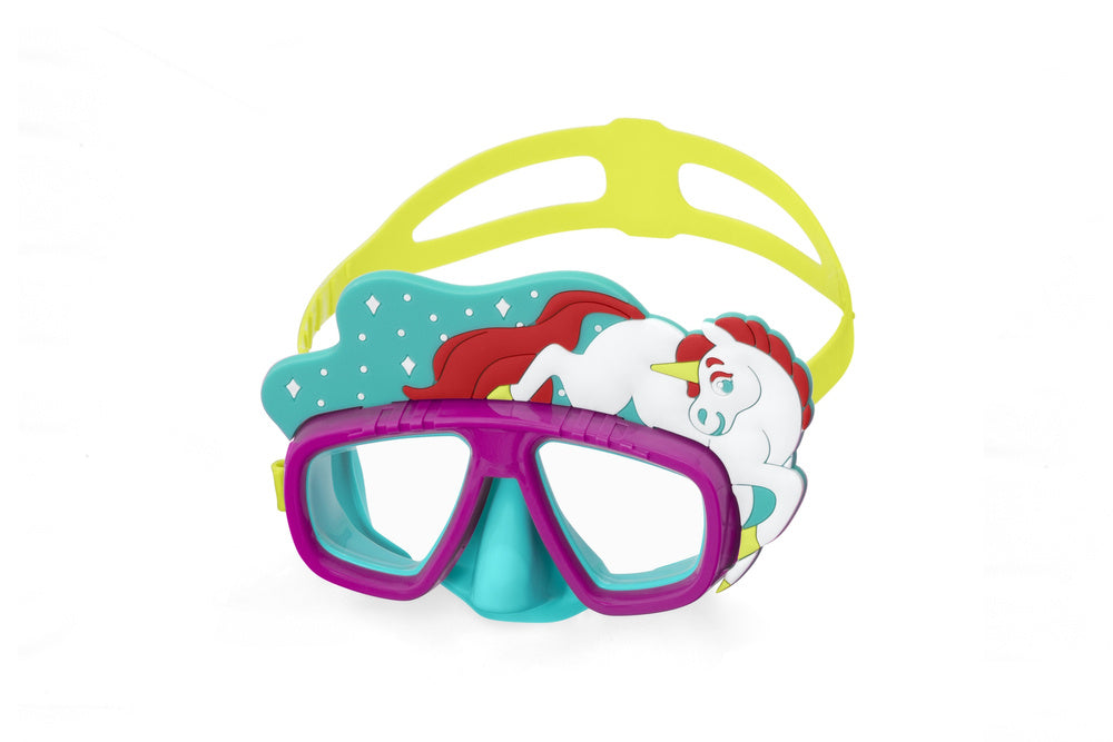 Pink Bestway Diving Mask With Pet Tube 24059