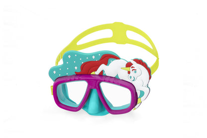 Pink Bestway Diving Mask With Pet Tube 24059