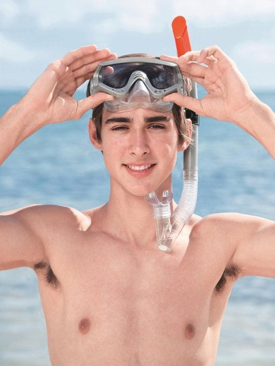 Diving Kit Gray Mask, Fins, Tube Bestway 25020