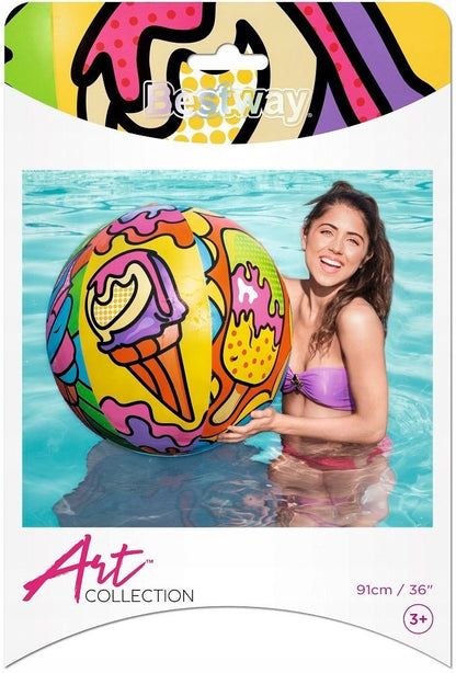 Inflatable Beach Ball Multicolor 91 cm Bestway 31044