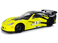 R / C Racing Sport Car 1:18 Corvette C6.R Yellow 2.4 G Lights