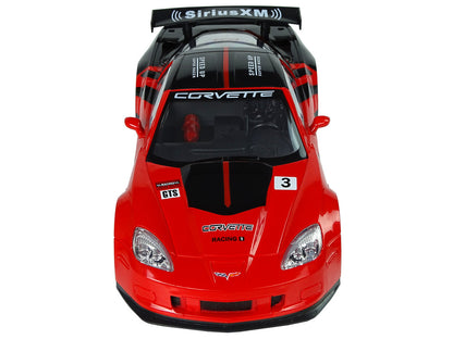 Racing Sports Car R/C 1:18 Corvette C6.R Red 2.4 G Lights