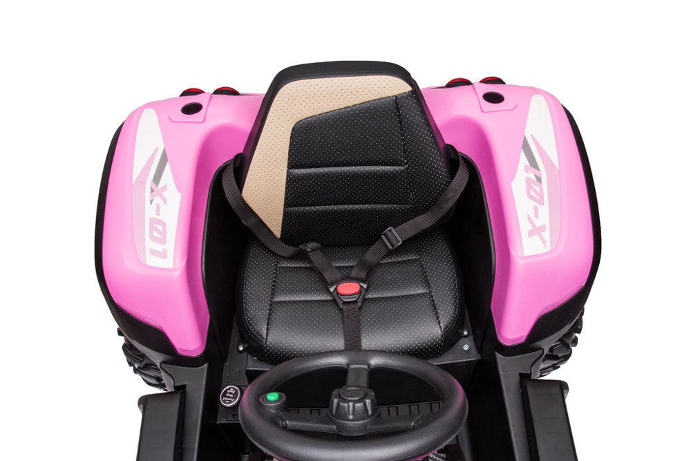 Elektrický traktor BLT-206 pro děti – růžový