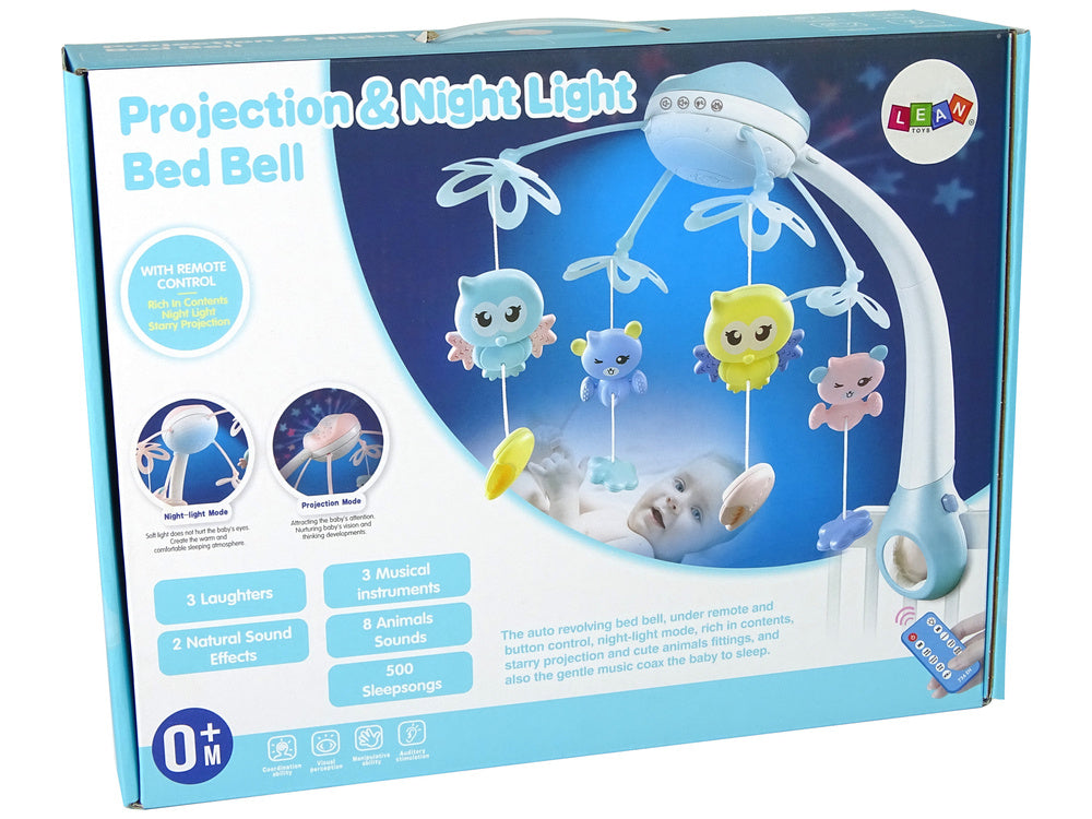 Cot Carrousel Projector Pilot Melodies Animal Noises Blue