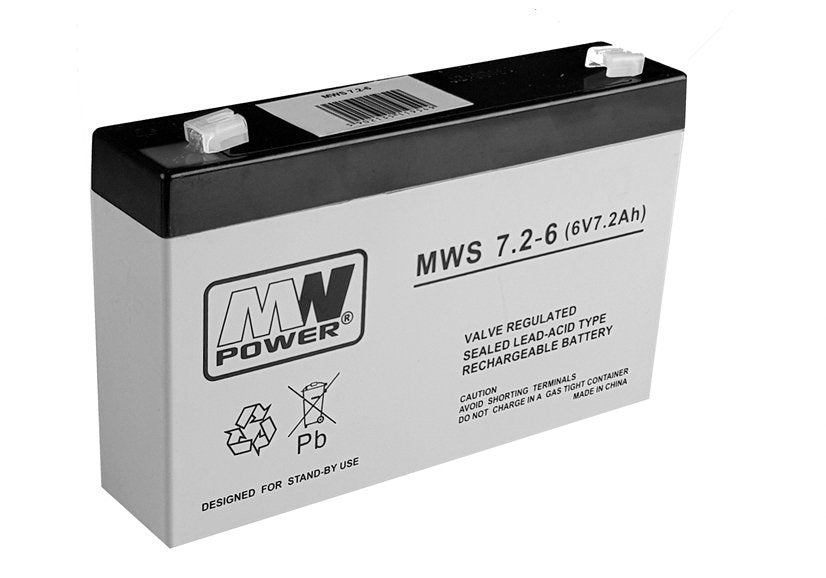 AGM Gel Battery For A Car For A 6V7.2Ah Battery