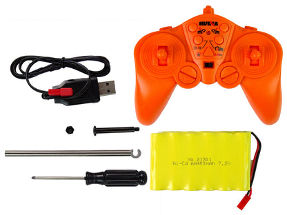 Professional crawler excavator remotely controlled  2.4GHz LED lights 15 functions