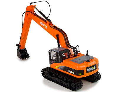 Professional crawler excavator remotely controlled  2.4GHz LED lights 15 functions