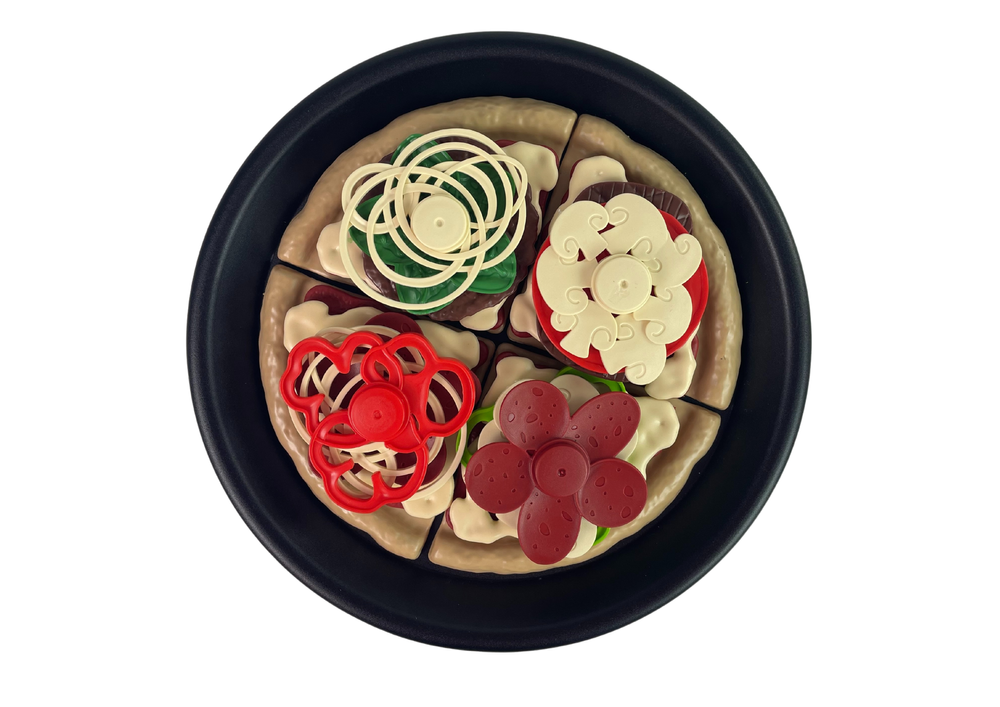 Pizza Toppings Set Kitchen Fun Food