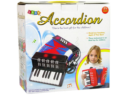 Accordion Musical Instrument for Kids Music Red