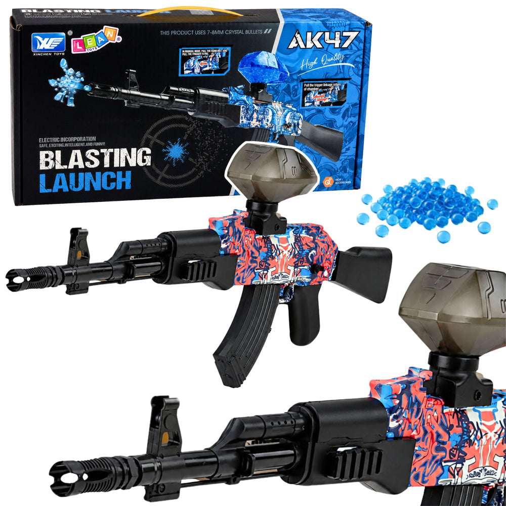 AK47 vodní kuličková puška automatická elektrická 70 cm