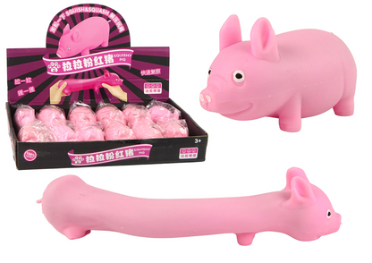 Antistresová hračka prasátko – squishy na mačkání | růžová