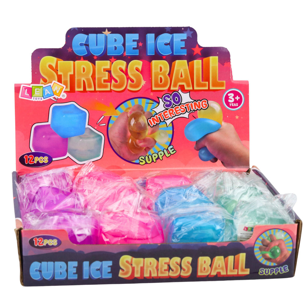 Antistresová squishy kostka ledu se szronem 5,5 cm