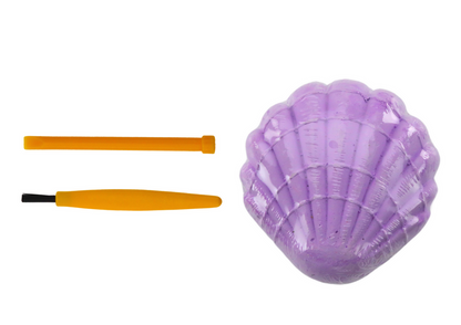 Archeologická sada Mořská panna v mušli s dlátem a štětcem