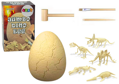 Archeologická sada s dinosauřími vejci a fosiliemi