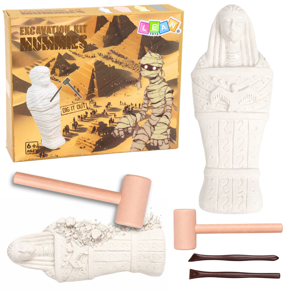 Archeologická sada starověkého Egypta s figurkami – 3+ let