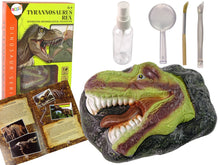 Archeologická sada vykopávky dinosaura Tyrannosaurus s nástroji