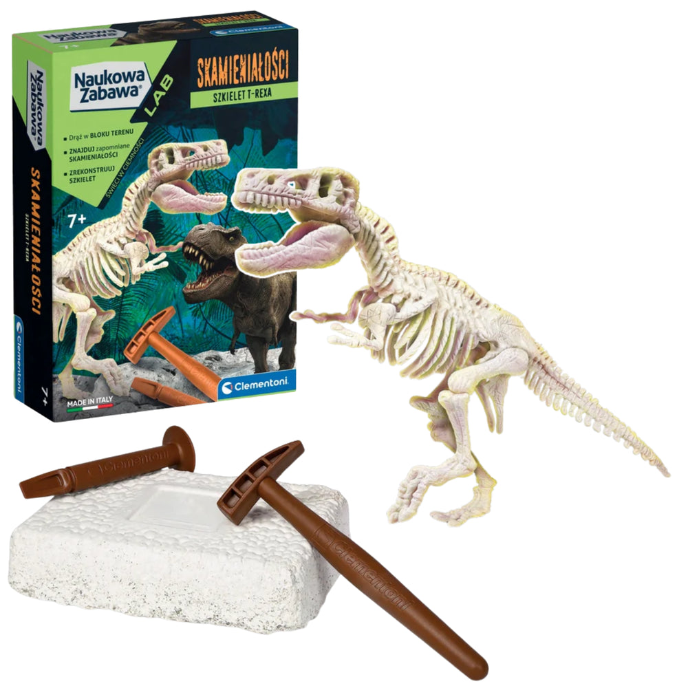 Archeologický set T-Rex kostra – vědecká zábava Clementoni