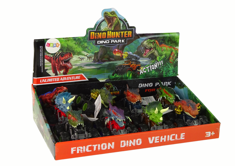 Autíčko dinosaurus s frikčním pohonem – terénní vozidlo
