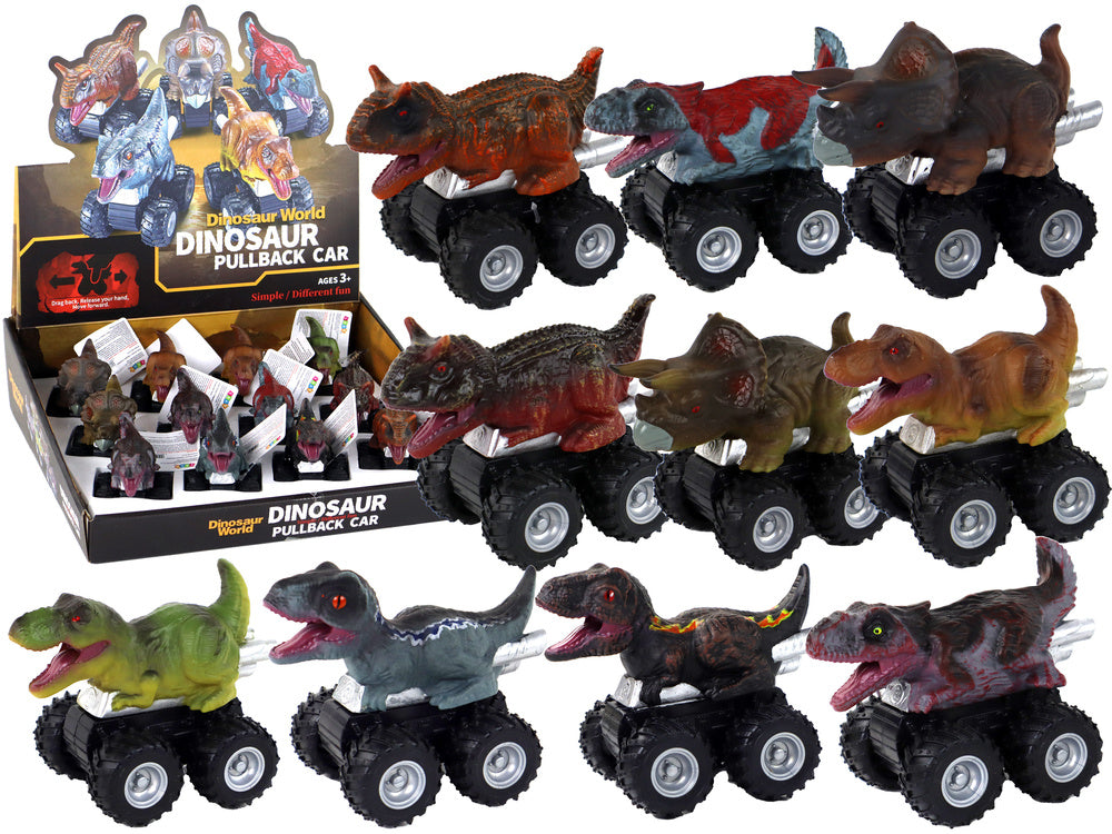 Autíčko dinosaurus s třecím pohonem – různé barvy