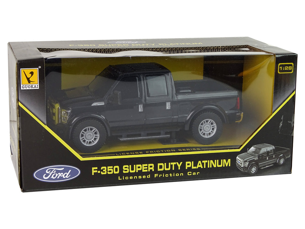 Autíčko Ford F 350 Pick Up třecí pohon 1:28 černé