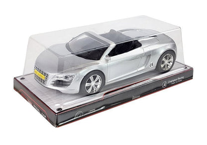 Autíčko s frikčním pohonem kabriolet 1:18 stříbrné