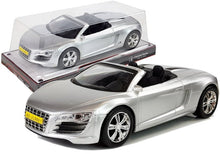 Autíčko s frikčním pohonem kabriolet 1:18 stříbrné