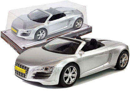 Autíčko s frikčním pohonem kabriolet 1:18 stříbrné