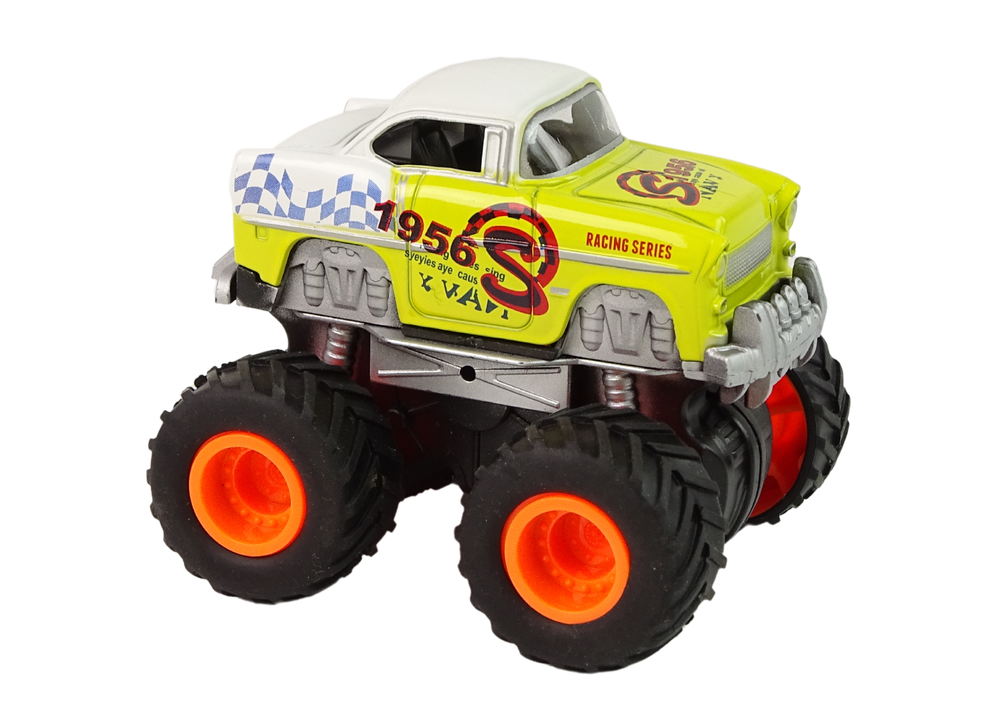 Auto 4x4 monster truck s velkými koly 4 barvy