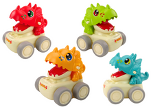 Auto dinosaurus Triceratops na tlačení, 4 druhy