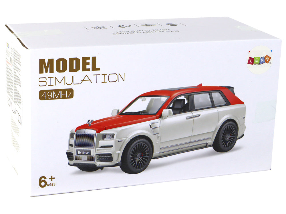 Auto na dálkové ovládání 1:20 – s pilotem | bílo červené