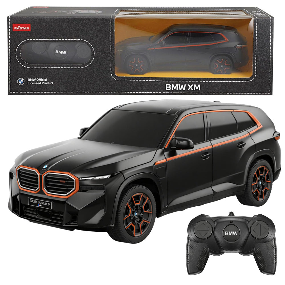 Auto na dálkové ovládání BMW XM černé 1:24 – Rastar