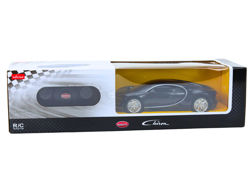 Auto na dálkové ovládání Bugatti Veyron Chiron černé 1:24