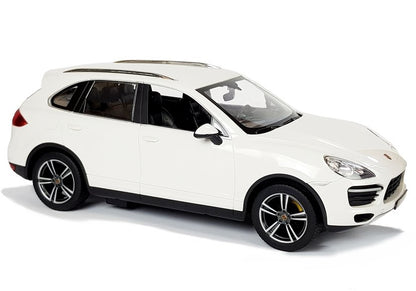 Auto na dálkové ovládání Porsche Cayenne bílé 1:14 – Rastar
