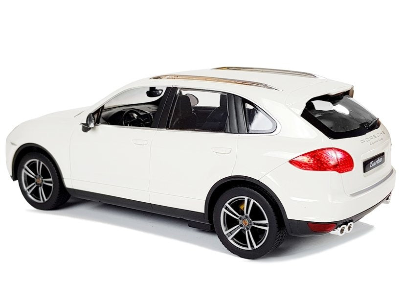 Auto na dálkové ovládání Porsche Cayenne bílé 1:14 – Rastar