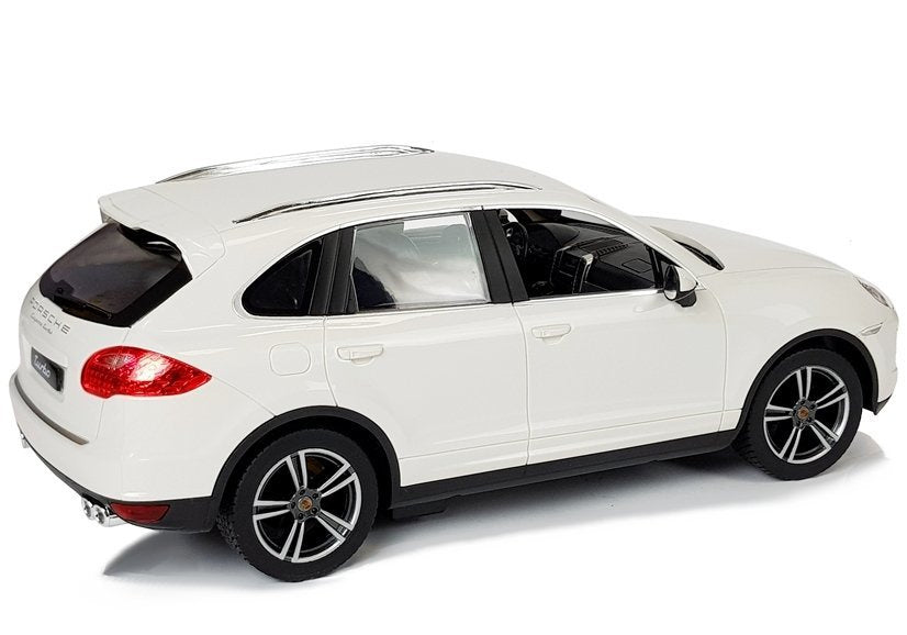 Auto na dálkové ovládání Porsche Cayenne bílé 1:14 – Rastar