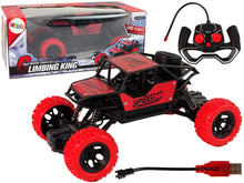 Auto na dálkové ovládání R/C 1:18 – terénní s pilotem | červené