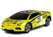 Auto na dálkové ovládání sportovní s pilotem 1:14 žluté