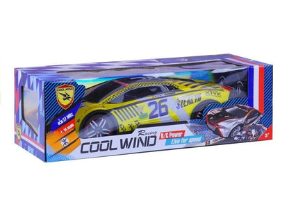 Auto na dálkové ovládání sportovní s pilotem 1:14 žluté