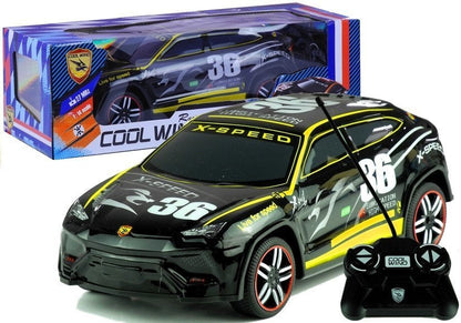 Auto na dálkové ovládání sportovní s pilotem R/C černé