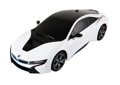Auto RC 1:18 s dálkovým ovládáním BMW I8 – Rastar bílé