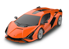 Auto RC 1:24 Lamborghini Sian s dálkovým ovládáním – Rastar oranžové