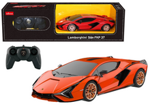 Auto RC 1:24 Lamborghini Sian s dálkovým ovládáním – Rastar oranžové