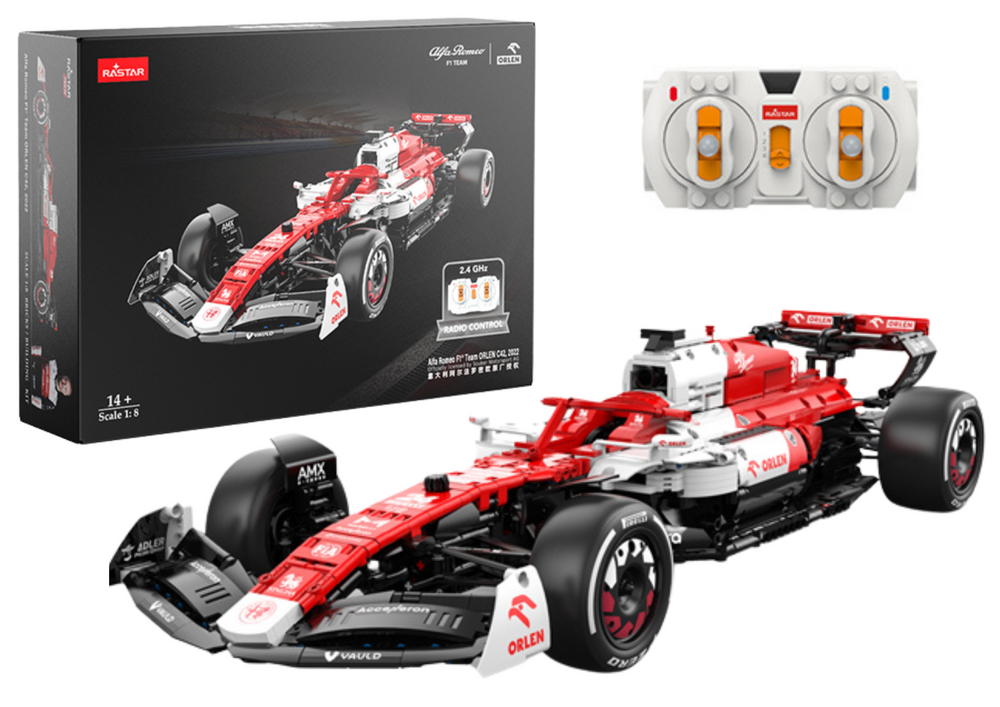 Auto RC 1:8 Formule 1 s pilotem Alfa Romeo – Rastar červené