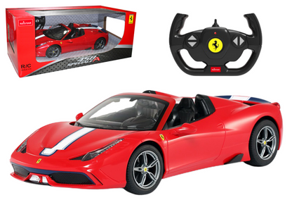 Auto RC Ferrari LaFerrari Aperta 1:14 s dálkovým ovládáním červené