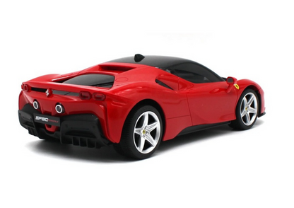 Auto RC Ferrari SF90 Stradale 1:18 s LED světly červené – Rastar
