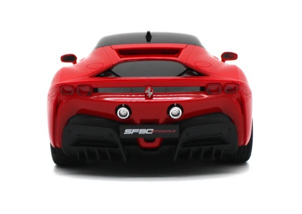 Auto RC Ferrari SF90 Stradale 1:18 s LED světly červené – Rastar