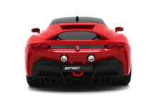 Auto RC Ferrari SF90 Stradale 1:18 s LED světly červené – Rastar