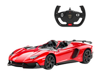 Auto RC Lamborghini Aventador Cabrio 1:12 s pilotem červené
