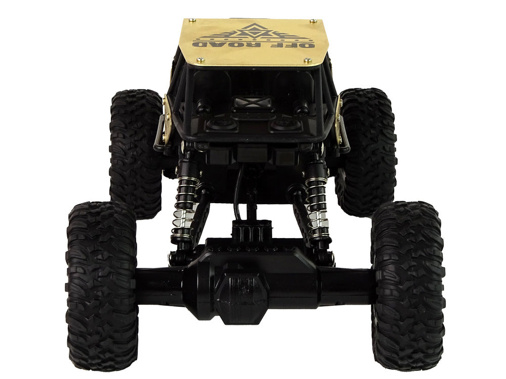 Auto RC s vysokými koly 1:18 s amortizátory černé zlaté