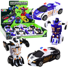 Auto robot 2v1 policejní sportovní – mechanický pohon
